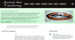 Desktop Screenshot of animal-art-taxidermy.com